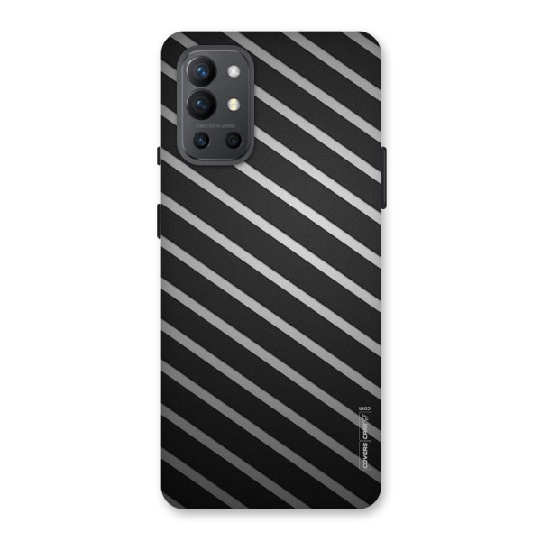 Grey And Black Stripes Back Case for OnePlus 9R