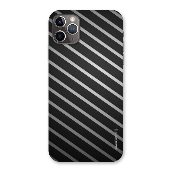 Grey And Black Stripes Back Case for iPhone 11 Pro Max