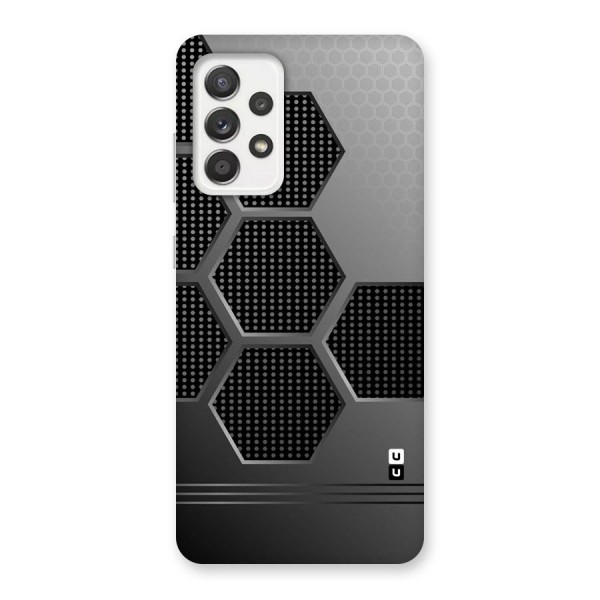 Grey Black Hexa Back Case for Galaxy A52