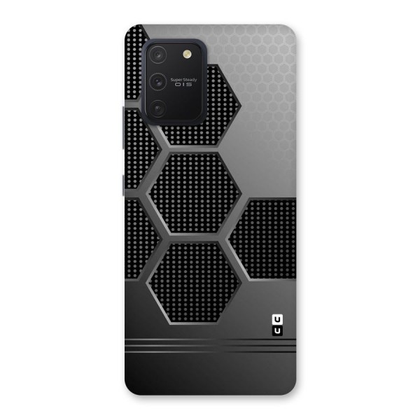 Grey Black Hexa Back Case for Galaxy S10 Lite