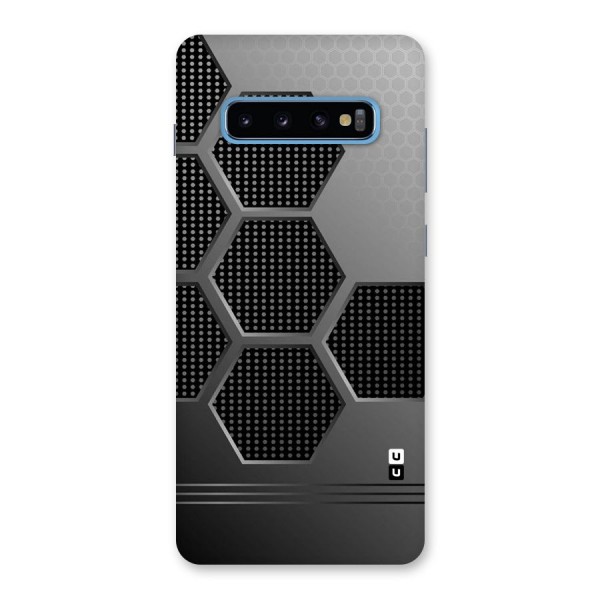 Grey Black Hexa Back Case for Galaxy S10 Plus