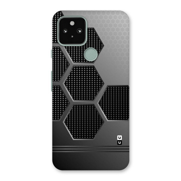 Grey Black Hexa Back Case for Google Pixel 5