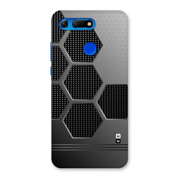 Grey Black Hexa Back Case for Honor View 20