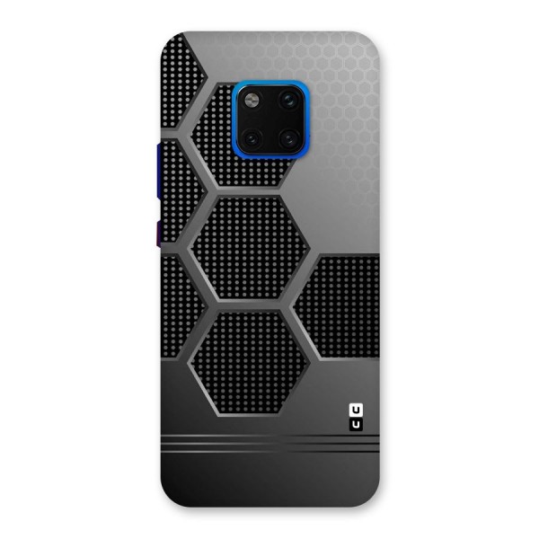 Grey Black Hexa Back Case for Huawei Mate 20 Pro