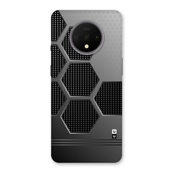 Grey Black Hexa Back Case for OnePlus 7T