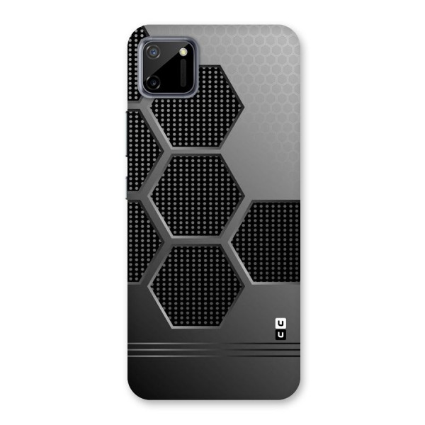 Grey Black Hexa Back Case for Realme C11