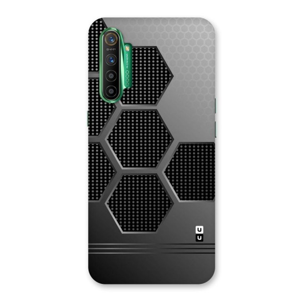 Grey Black Hexa Back Case for Realme X2