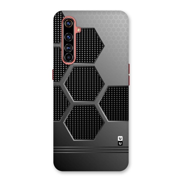 Grey Black Hexa Back Case for Realme X50 Pro