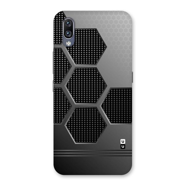 Grey Black Hexa Back Case for Vivo NEX