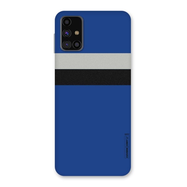Grey Black Strips Back Case for Galaxy M31s