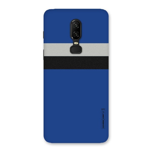 Grey Black Strips Back Case for OnePlus 6