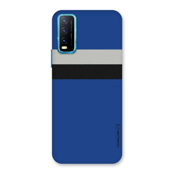 Grey Black Strips Back Case for Vivo Y20