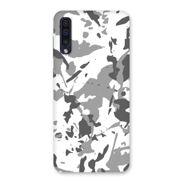Grey Camouflage Army Back Case for Galaxy A50