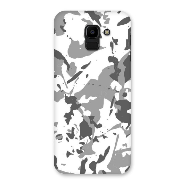 Grey Camouflage Army Back Case for Galaxy J6