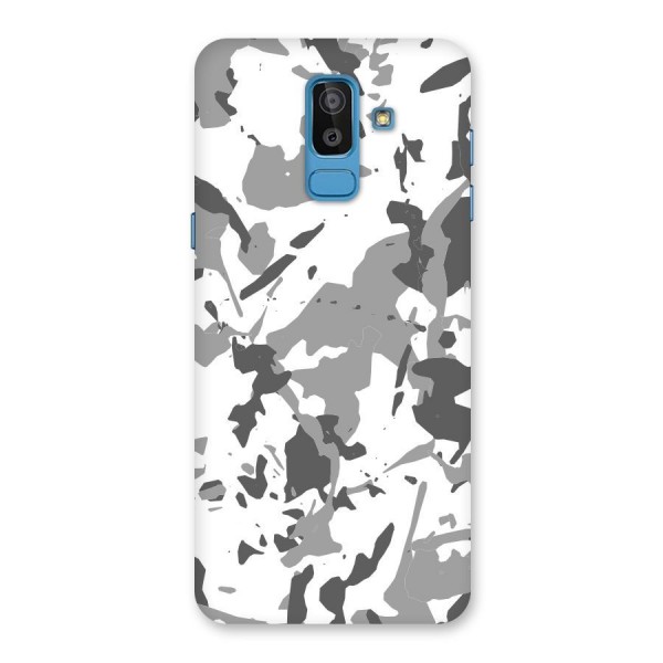 Grey Camouflage Army Back Case for Galaxy J8