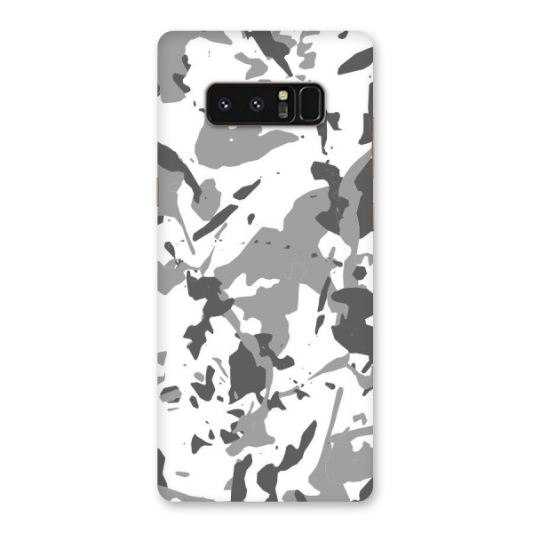 Grey Camouflage Army Back Case for Galaxy Note 8