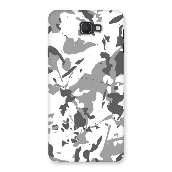Grey Camouflage Army Back Case for Galaxy On7 2016