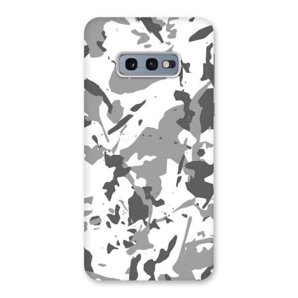 Grey Camouflage Army Back Case for Galaxy S10e