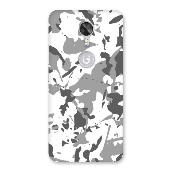 Grey Camouflage Army Back Case for Gionee A1