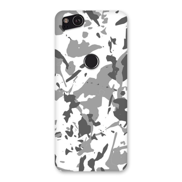 Grey Camouflage Army Back Case for Google Pixel 2