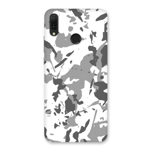 Grey Camouflage Army Back Case for Huawei Y9 (2019)