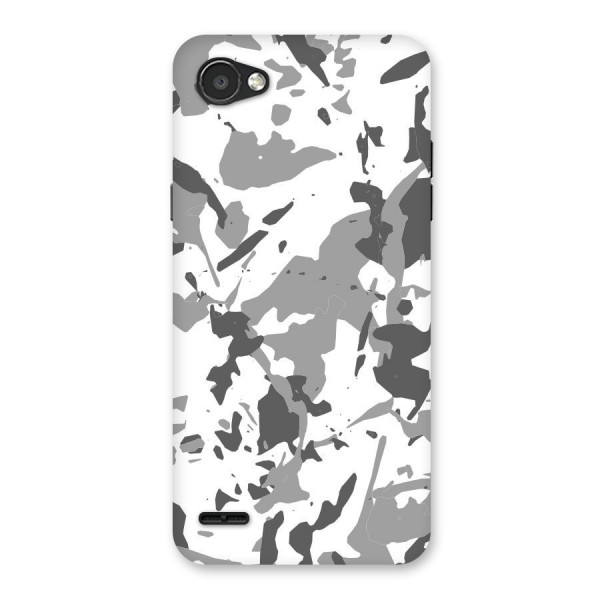Grey Camouflage Army Back Case for LG Q6