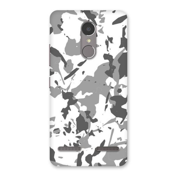 Grey Camouflage Army Back Case for Lenovo K6 Power
