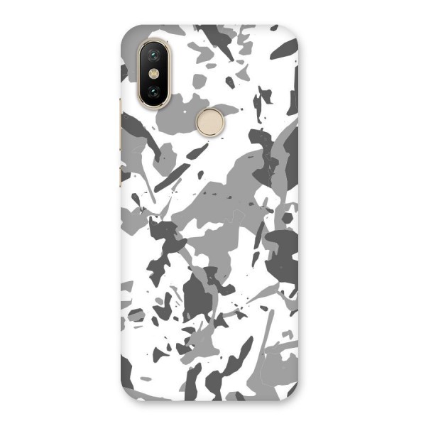 Grey Camouflage Army Back Case for Mi A2