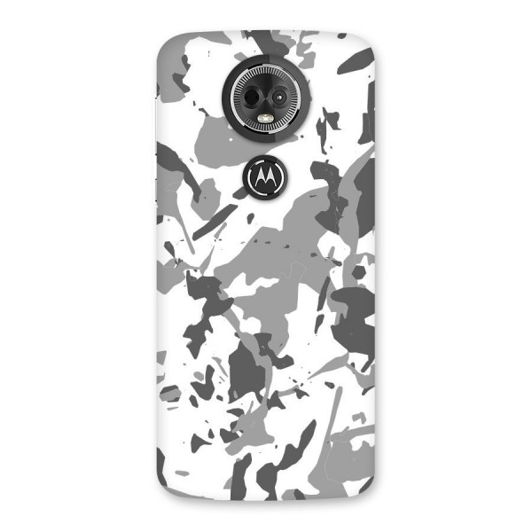 Grey Camouflage Army Back Case for Moto E5 Plus
