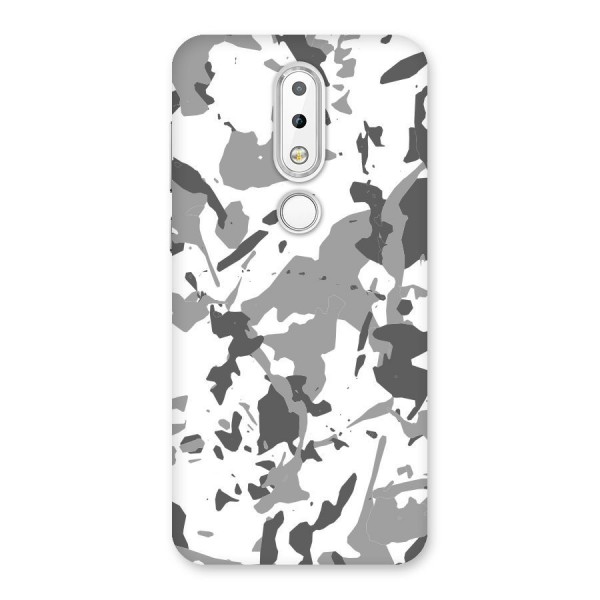 Grey Camouflage Army Back Case for Nokia 6.1 Plus