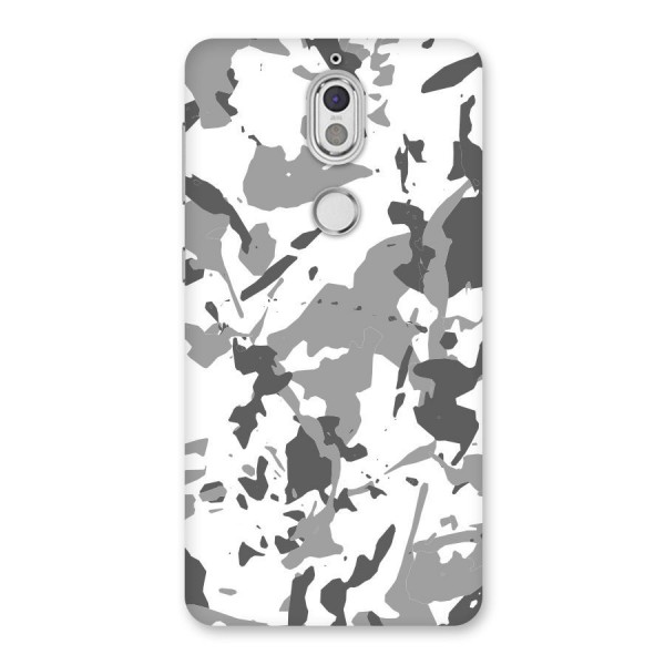 Grey Camouflage Army Back Case for Nokia 7