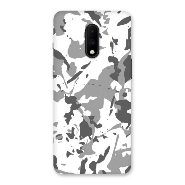 Grey Camouflage Army Back Case for OnePlus 7