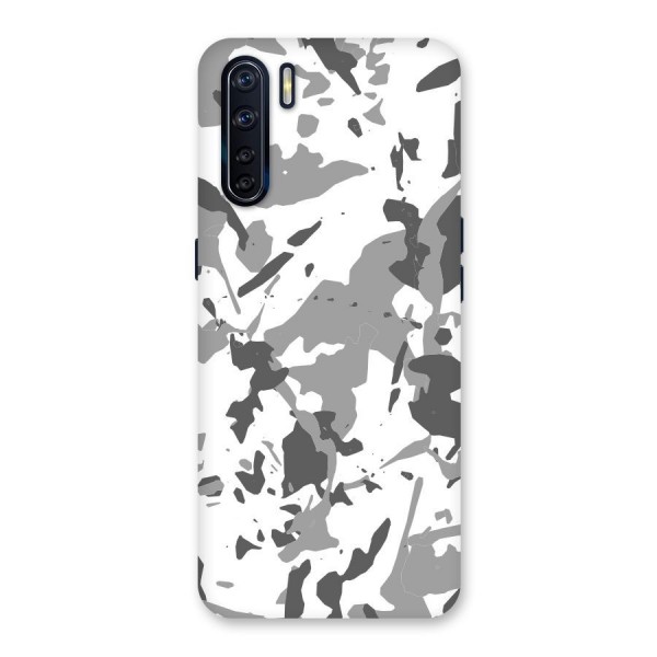 Grey Camouflage Army Back Case for Oppo F15