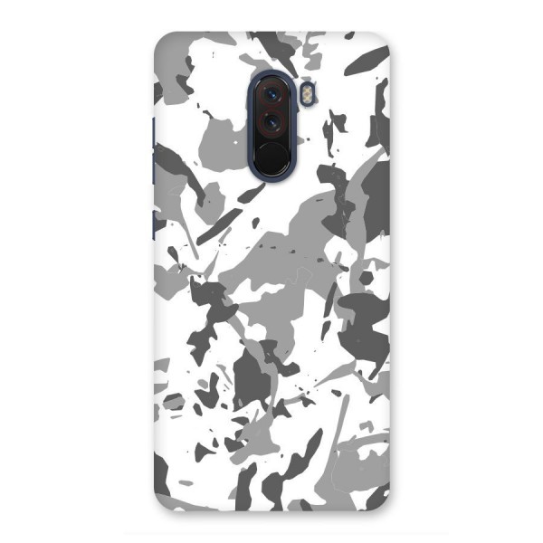 Grey Camouflage Army Back Case for Poco F1