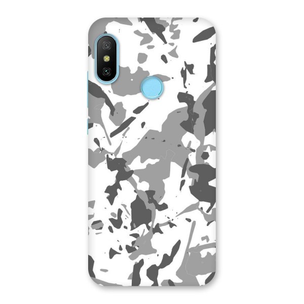 Grey Camouflage Army Back Case for Redmi 6 Pro