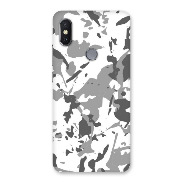 Grey Camouflage Army Back Case for Redmi Y2