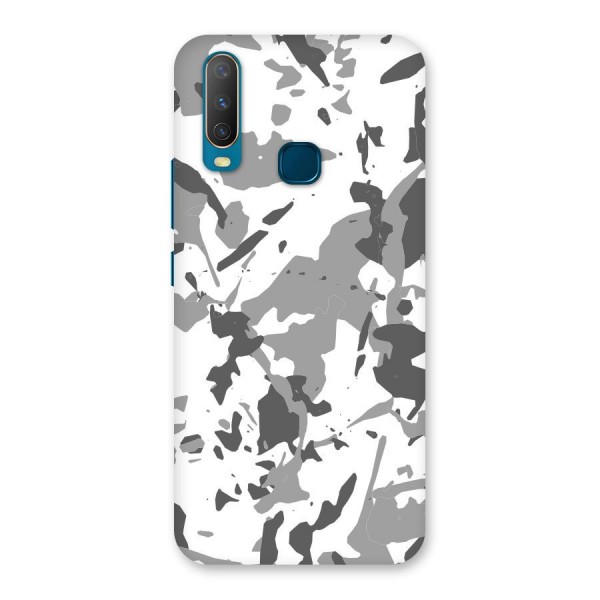 Grey Camouflage Army Back Case for Vivo Y17