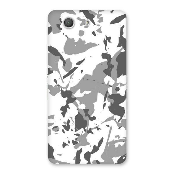 Grey Camouflage Army Back Case for Xperia Z3 Compact
