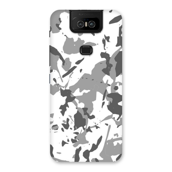 Grey Camouflage Army Back Case for Zenfone 6z