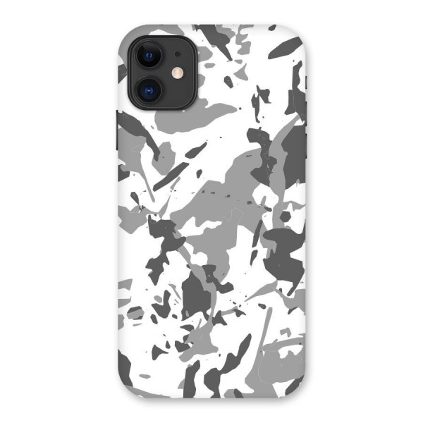 Grey Camouflage Army Back Case for iPhone 11