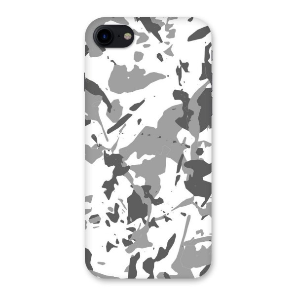 Grey Camouflage Army Back Case for iPhone SE 2020