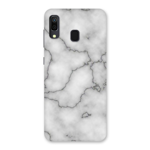 Grey Marble Back Case for Galaxy A30