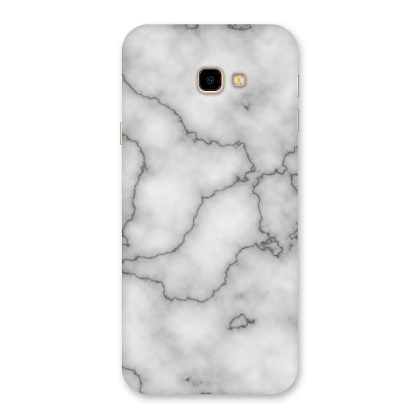 Grey Marble Back Case for Galaxy J4 Plus