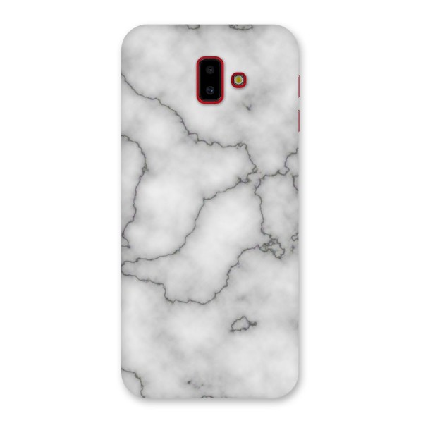 Grey Marble Back Case for Galaxy J6 Plus
