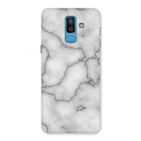 Grey Marble Back Case for Galaxy J8