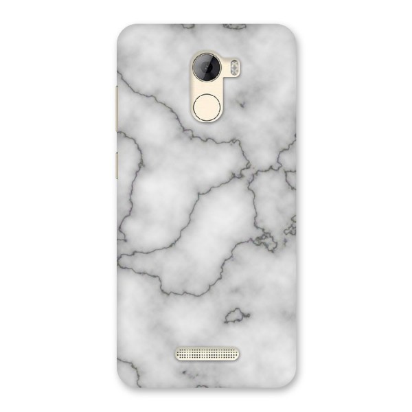 Grey Marble Back Case for Gionee A1 LIte