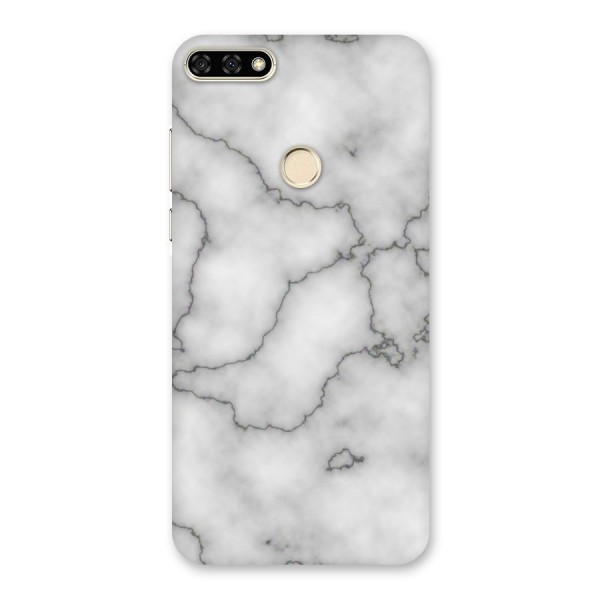 Grey Marble Back Case for Honor 7A