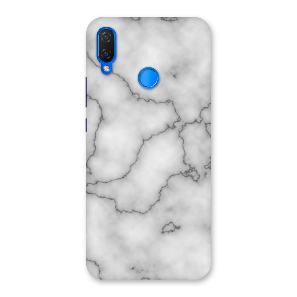 Grey Marble Back Case for Huawei P Smart+