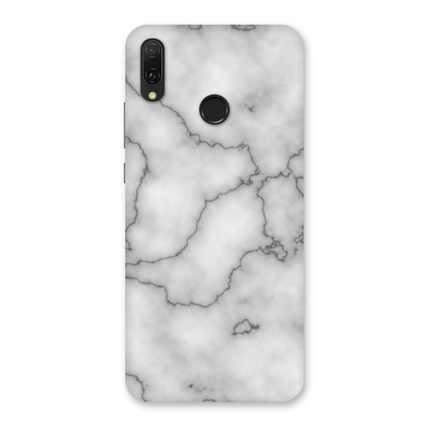 Grey Marble Back Case for Huawei Y9 (2019)