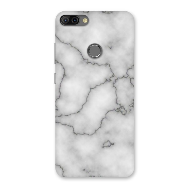 Grey Marble Back Case for Infinix Hot 6 Pro